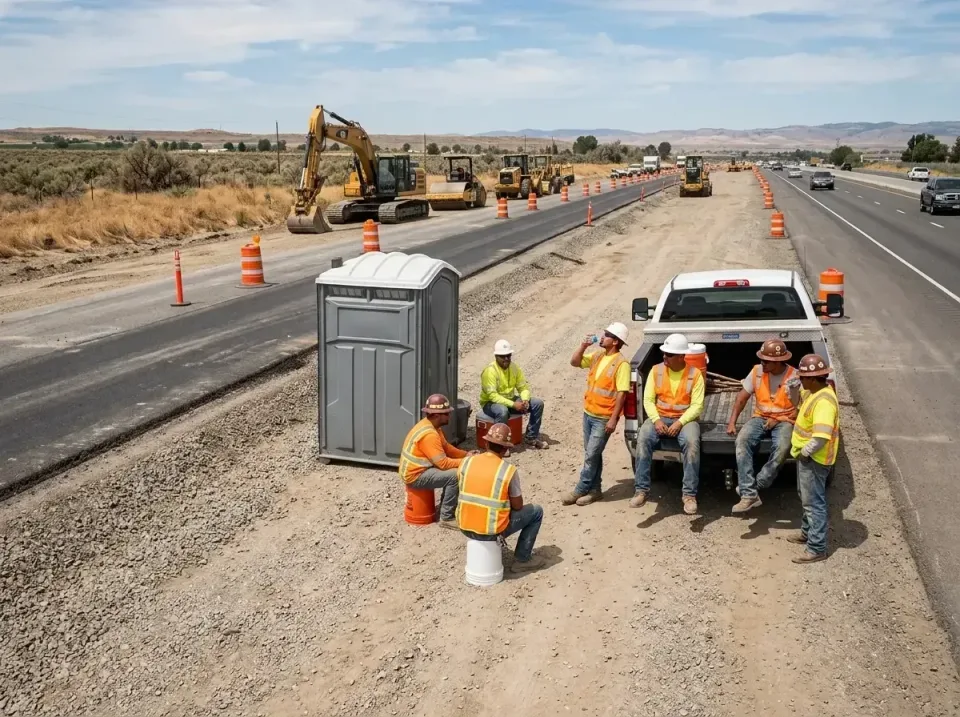 highway-road-construction-crew-007 — frequently asked questions, Porta Potty and Restroom Rentals in Bella Vista, AR